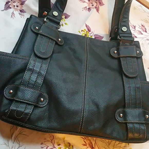 Black Tignanello purse - Picture 1 of 4